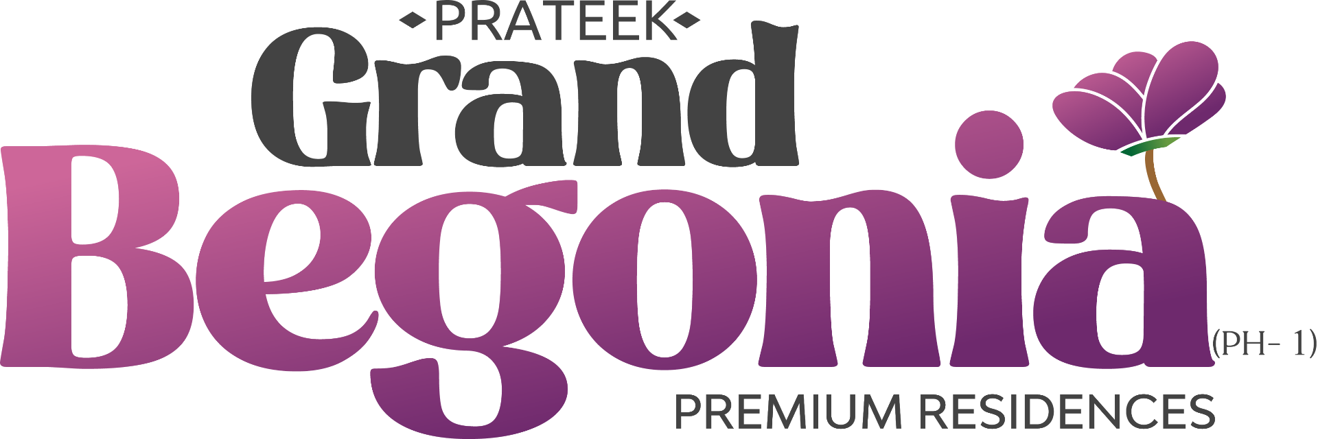 Prateek Grand Begonia Logo