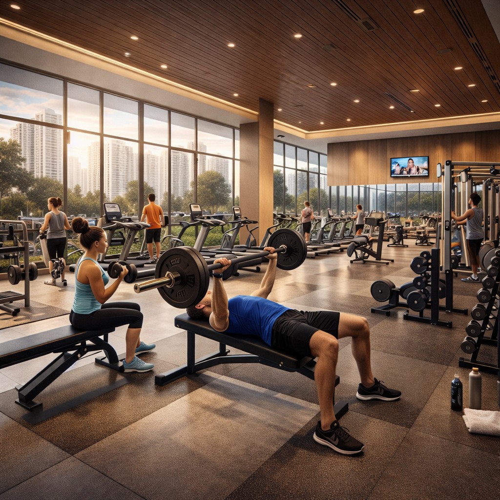 Gym at Prateek Grand Begonia