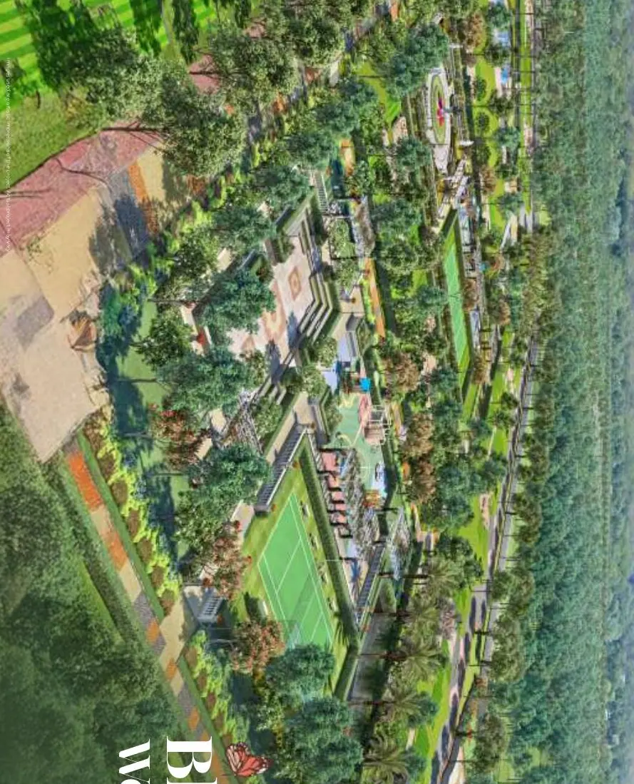 Aerial view of Prateek Grand Begonia within Prateek Grand City township