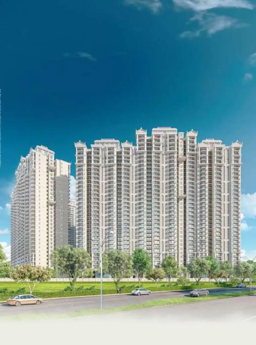 Prateek Grand Begonia towers within the Prateek Grand City township
