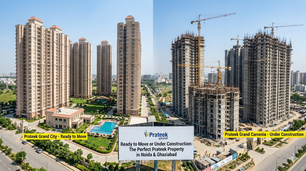 Ready-to-Move vs Under Construction Prateek Property