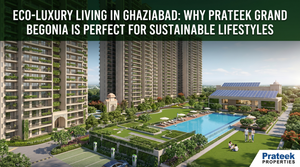 Eco-Luxury Living in Ghaziabad: Why Prateek Grand Bagonia is Ideal for Sustainable Homes