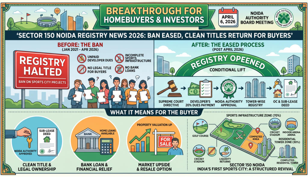 Sector 150 Noida registry news 2026
