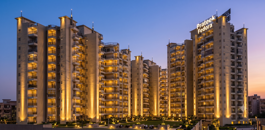 Prateek Fedora Sector 61 Noida – 2, 3 & 4 BHK Ready-to-Move Apartments