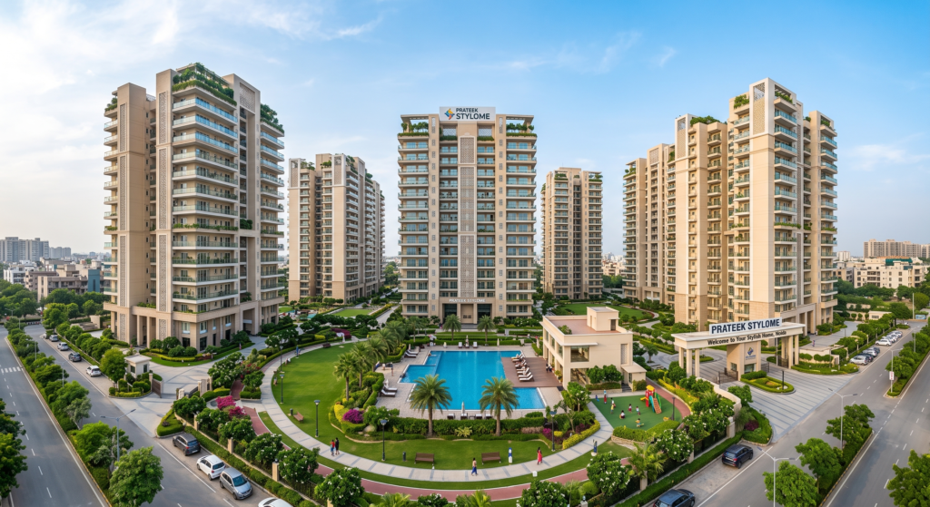 Prateek Stylome Sector 45 Noida – 3, 4 & 5 BHK Luxury Apartments