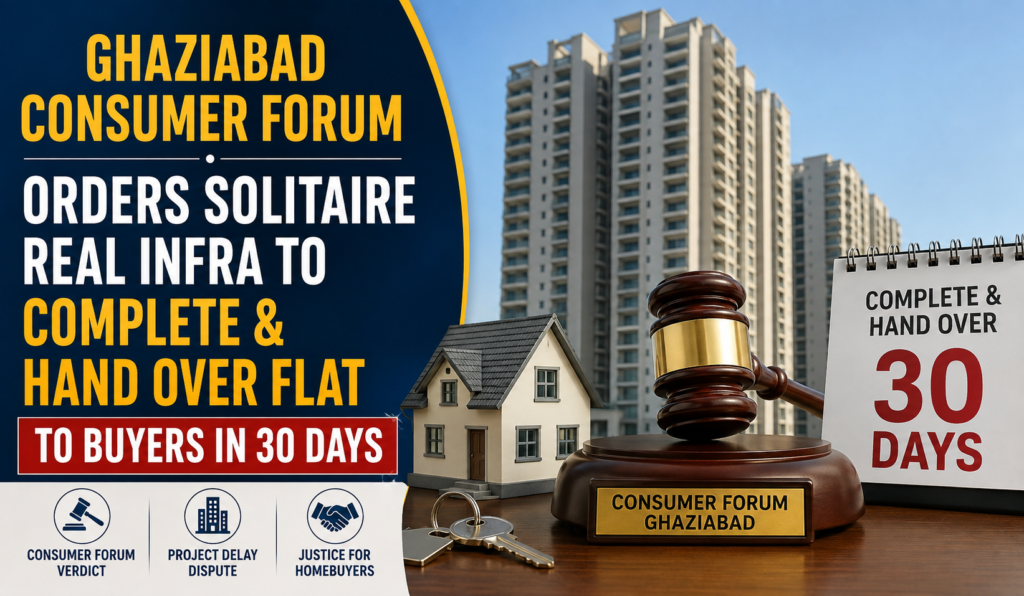 Ghaziabad consumer forum flat handover order protecting homebuyer rights in NCR