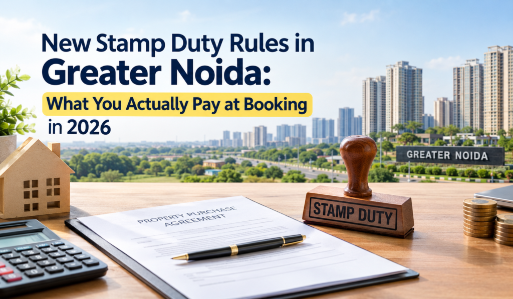 New Stamp Duty Rules in Greater Noida: What You Actually Pay at Booking in 2026
